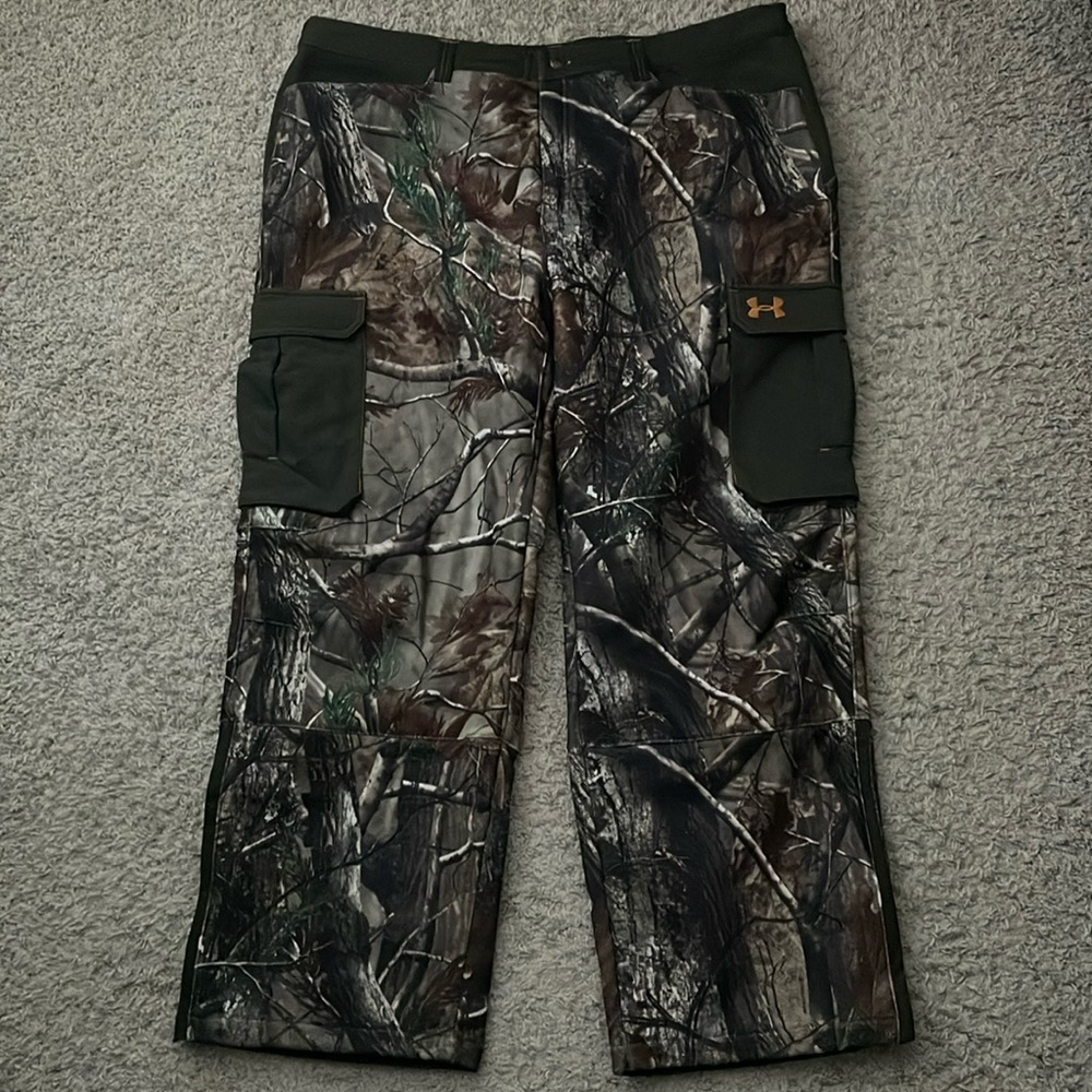 NWOT Men’s Under Armour RealTree AP MidSeason Camo Pants 205382 Size 44 Waist